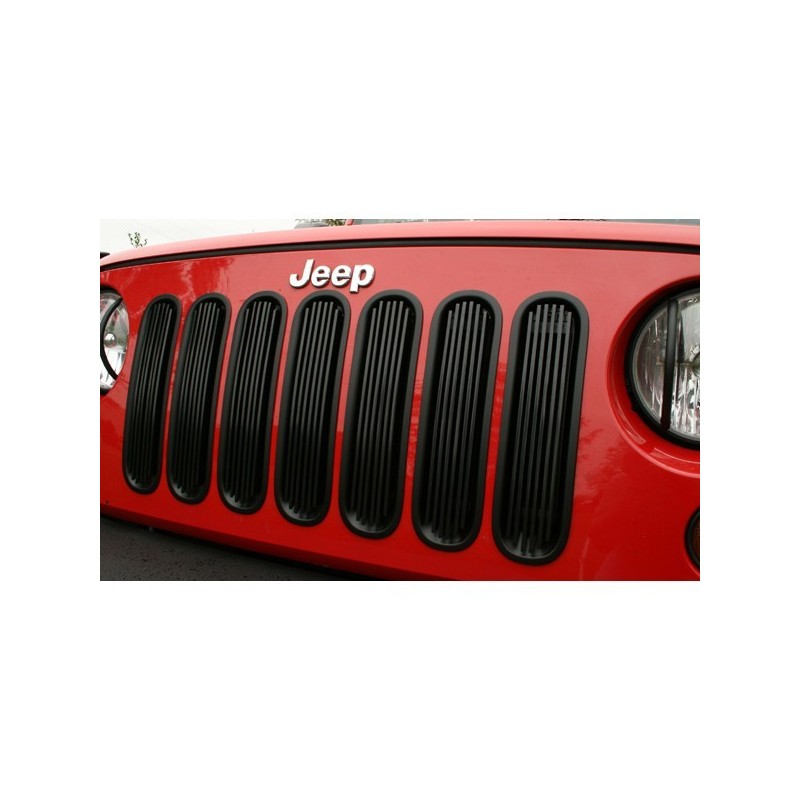Inserti griglia alluminio Nero JK 07-18
