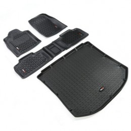 Kit completo tappetini a vaschetta Rugged Ridge NERO WK 2011