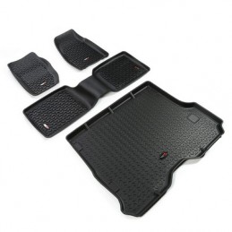 Kit completo tappetini a vaschetta Rugged Ridge NERO XJ Cherokee 84-01