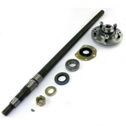 Kit semiasse lato guida ponte AMC20 con (Q-Trac) CJ 76-79