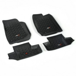 Kit Tappetini a vaschetta Ant/Post Rugged Ridge NERO 2 Porte Wrangler JK 07-18