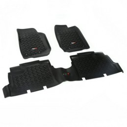 Kit Tappetini a vaschetta Ant/Post Rugged Ridge NERO 4 Porte Wrangler JKU 07-18