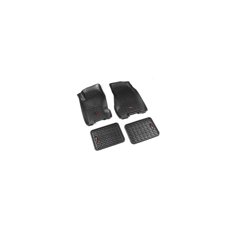 Kit Tappetini a vaschetta Ant/Post Rugged Ridge NERO Grand Cherokee WJ 99-04