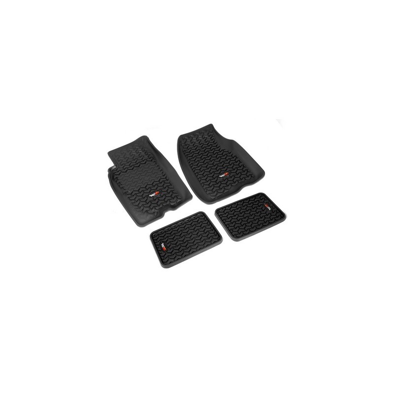 Kit Tappetini a vaschetta Ant/Post Rugged Ridge NERO Grand Cherokee ZJ 93-98