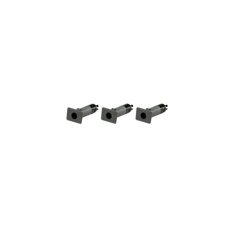 Spinotti mezze porte grigio kit di 3pz