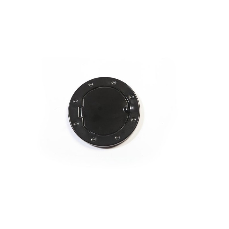 Sportello bocchettone carburante in alluminio nero JK 07