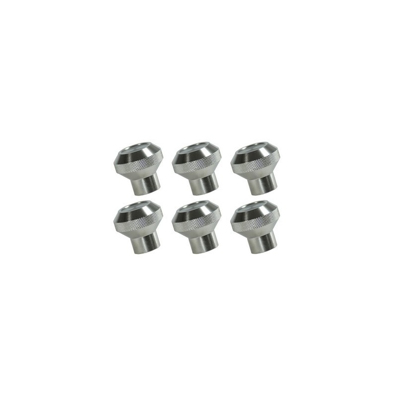 Set 6 pomelli inox crUS cotto
