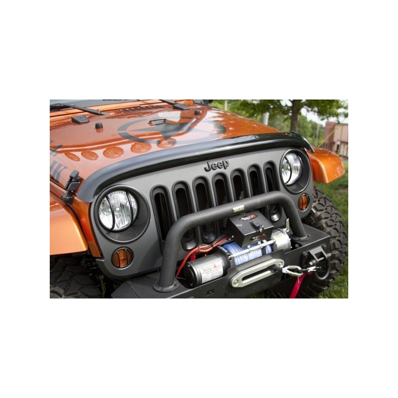Bug Deflector Smoke JK 07-18