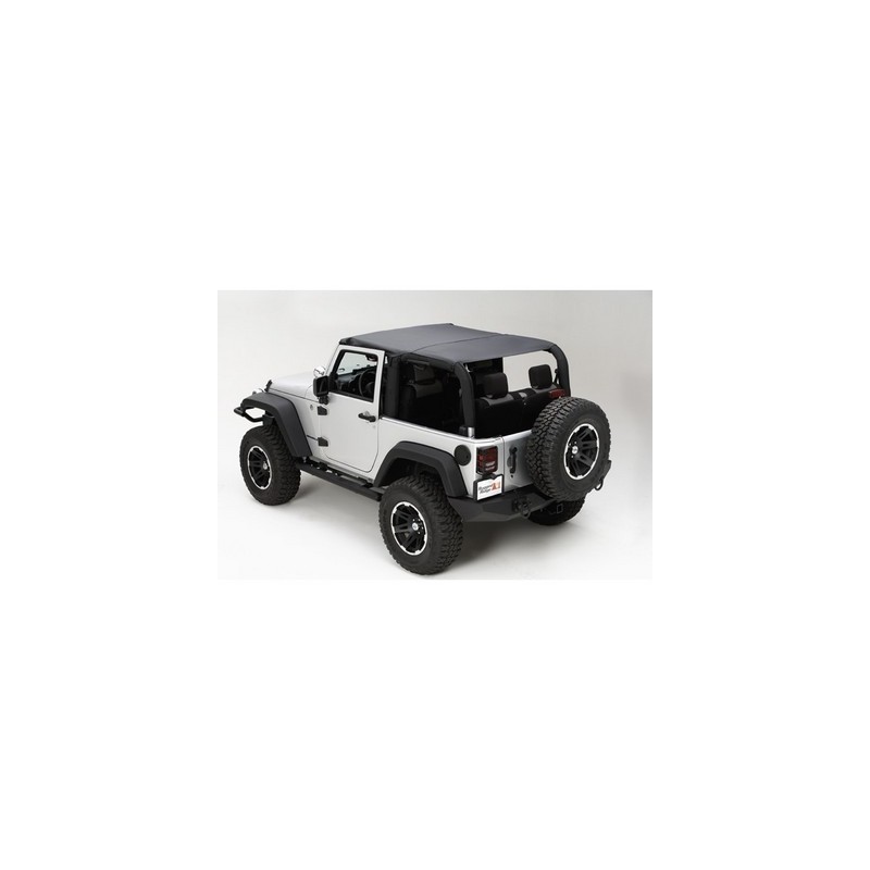 Bikini Top Island Topper Nero Diamond 2 porte JK 07-09