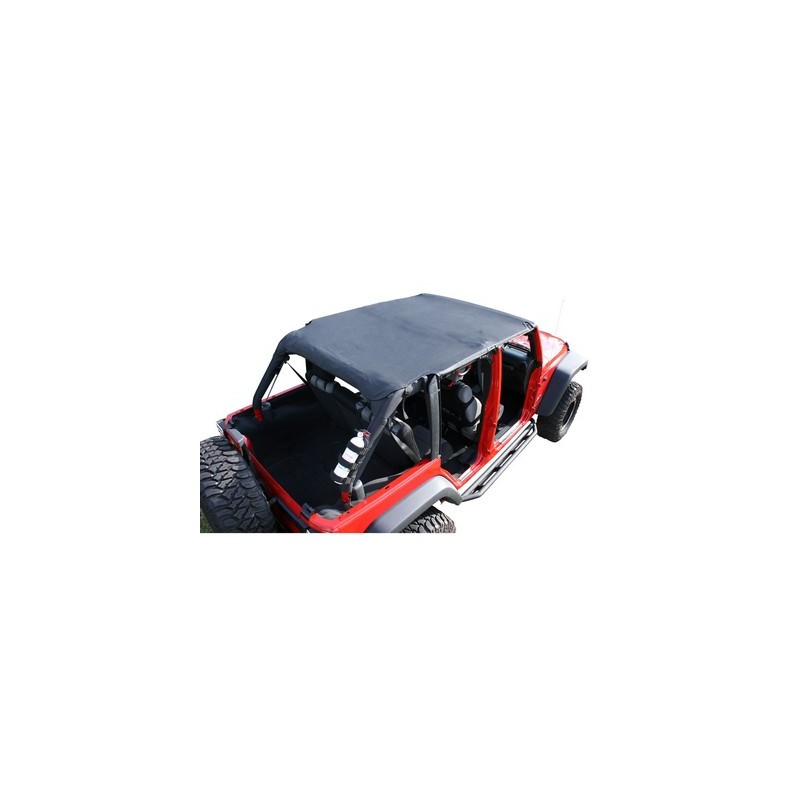 Bikini Top Island Topper Nero Diamond 4 porte JK 07-09