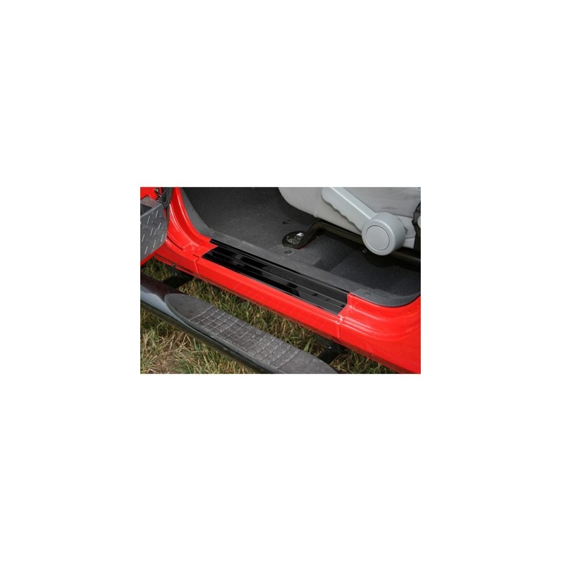 Battitacco entrata porte in acciaio Nero 2P JK 07-18