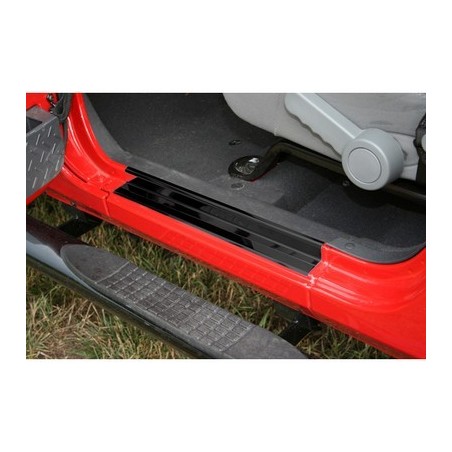 Battitacco entrata porte in acciaio Nero 2P JK 07-18