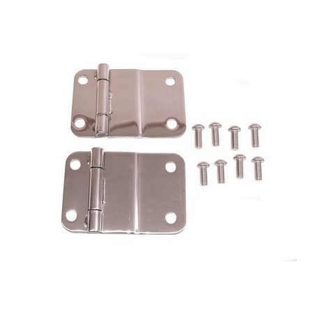 Cerniere Inox portellone posteriore inferiore CJ 76-86