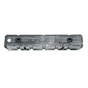 Coperchio alluminio chiaro punterie motore 4.2 con logo 4.2