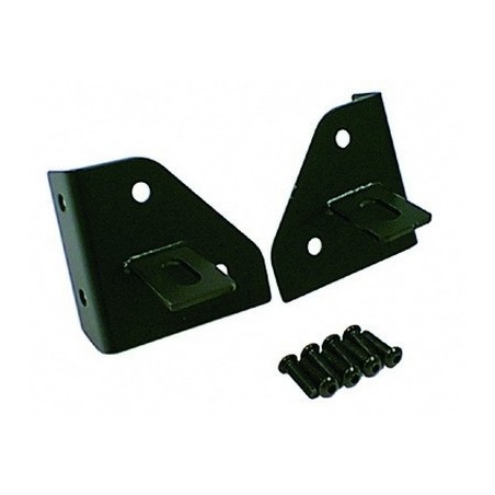 Coppia staffe fari supplementari parabrezza Nero CJ/YJ 76-95