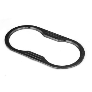 Cornice in alluminio nero vano porta bottiglie JK 07-10
