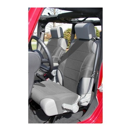 Cover sedili anteriori Neoprene colore grigio Wra JK 07-17