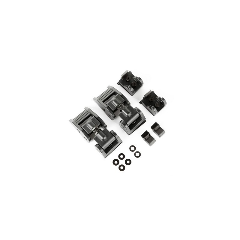 Ganci cofano Nero satinato JL/JLU 18-19 Ganci cofano Nero satinato JL/JLU 18-19