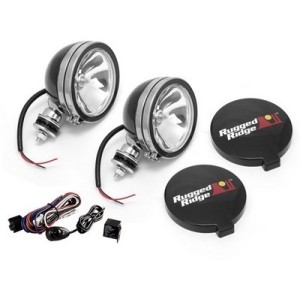 Kit 2 fari profondità tondo 6 RUGGED RIDGE nero 100W