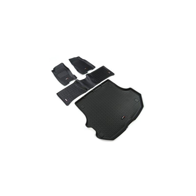 Kit completo tappetini a vaschetta Rugged Ridge NERO Grand Cherokee WJ 99-04 Kit completo tappetini a vaschetta Rugged Ridge NERO Grand Cherokee WJ 99-04