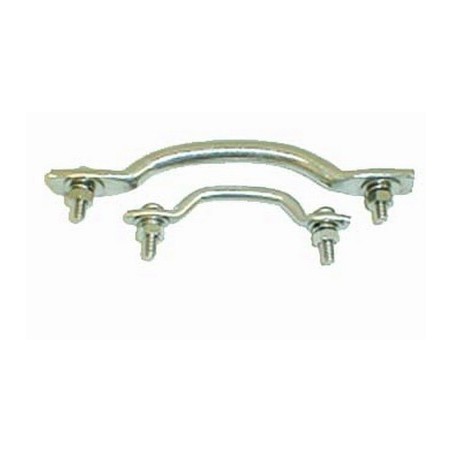 Kit ponticello lungo/corto per fibbia fissaggio parabrezza Inox CJ/YJ 55-95