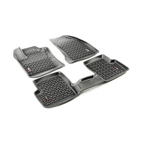 Kit Tappetini a vaschetta Ant/Post Rugged Ridge NERO Renegade BU 15-18