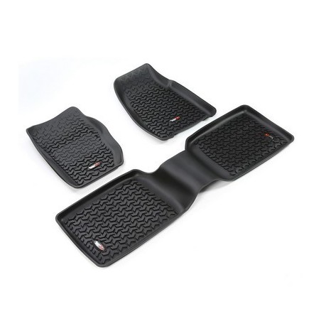 Kit Tappetini a vaschetta Ant/Post Rugged Ridge NERO XJ Cherokee 84-01