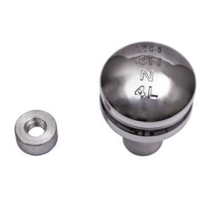 Pomello cambio in alluminio riduttore NP231 2H-4H-N-4L 3/8x16