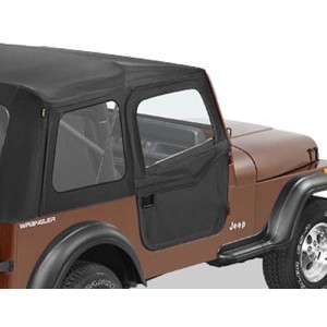Porte in tela divisibili 15 Nero per Supertop CJ-YJ 81-95