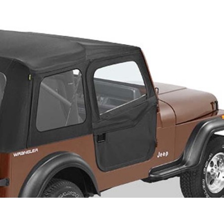 Porte in tela divisibili 15 Nero per Supertop CJ-YJ 81-95