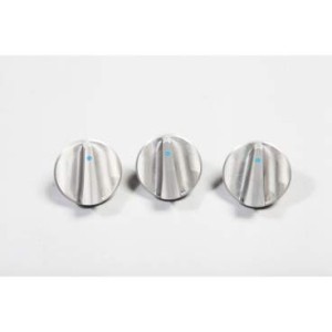 Set 3 pomelli alluminio comando aria Blu JK 07-10