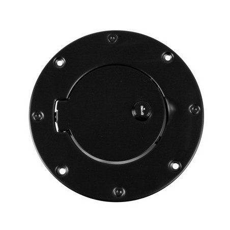 Sportello con chiusura bocchettone carburante acciaio nero TJ 97-06