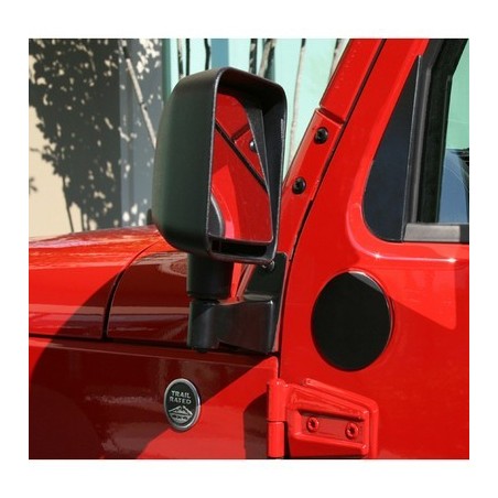 Staffe riposizionamento specchi laterali nero JK 07-18