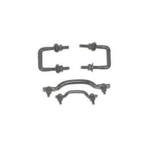Windshield Tie Down Kit, Blk, 55-95 CJ & Wrangler