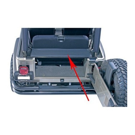 Barra ricambio Tailgate con telo copertura - Nero