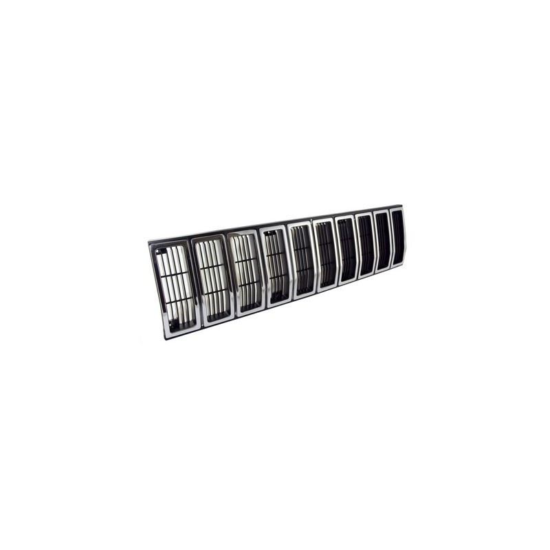 Inserti griglia anteriore nero/cromo XJ 84-90 Inserti griglia anteriore nero/cromo XJ 84-90