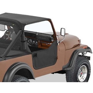 Mezze porte in Tela nero denim CJ 76-86