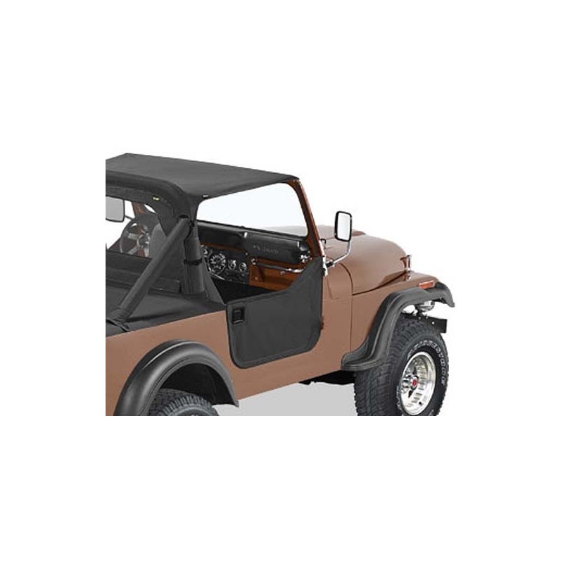 Mezze porte in Tela nero denim CJ 76-86