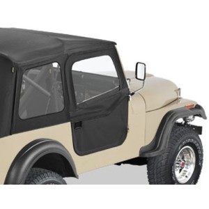 Porte divisibili per Supertop Bestop colore nero Denim CJ7 76-80