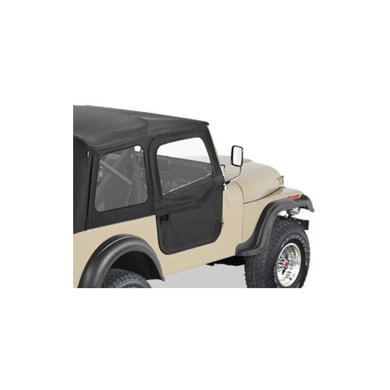 Porte divisibili per Supertop Bestop colore nero Denim CJ7 76-80