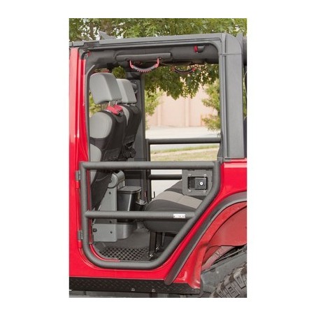 Post Tube Doors Textured Nero JKU 07-18