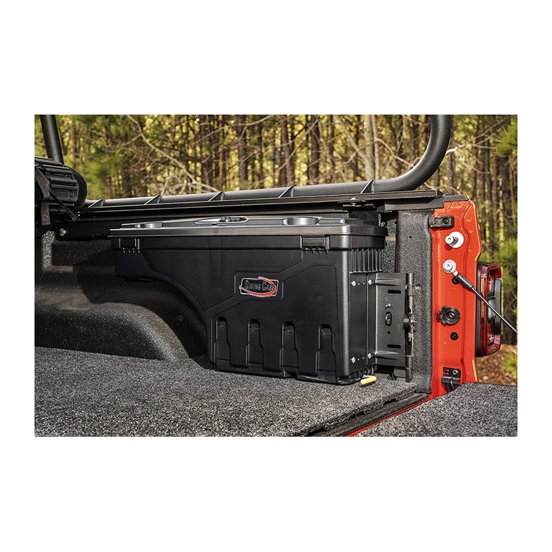 Porta oggetti Armis Swing Case Rugged Ridge passaruota lato passeggero Gladiator JT 20-22