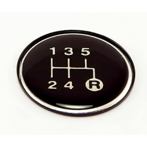 Inserto pomello cambio 5 marce T5 CJ 82-86