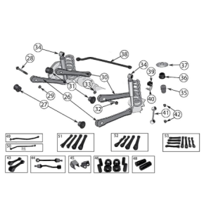 Sospensione Posteriore Grand Cherokee ZJ 93-98