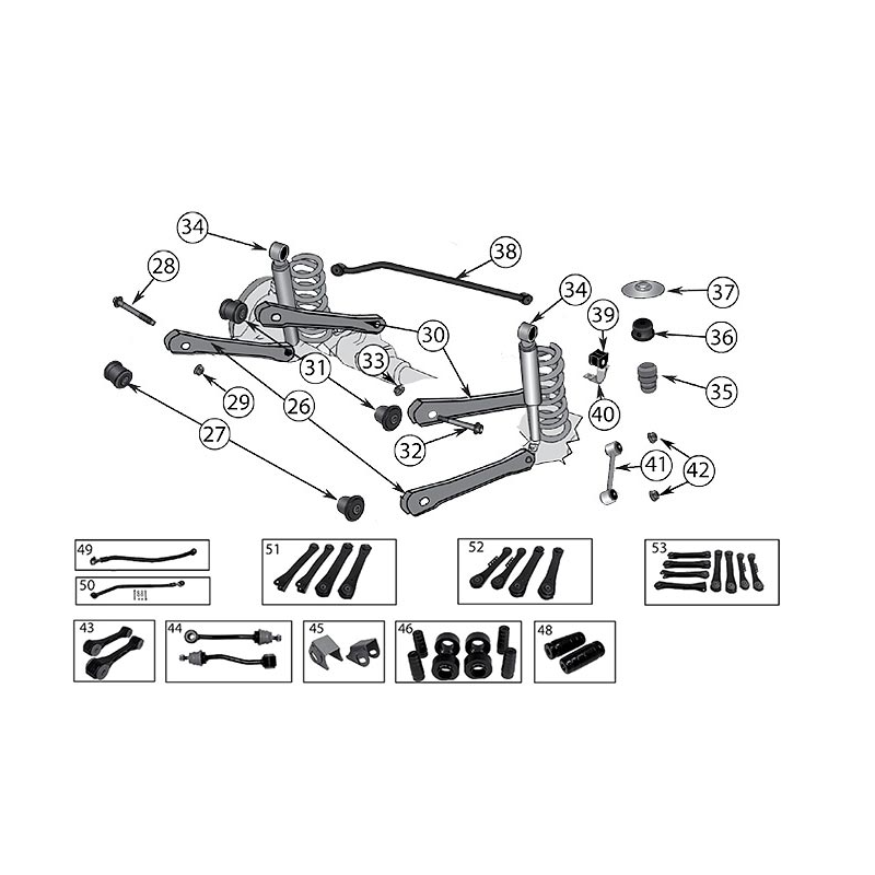 Sospensione Posteriore Grand Cherokee ZJ 93-98