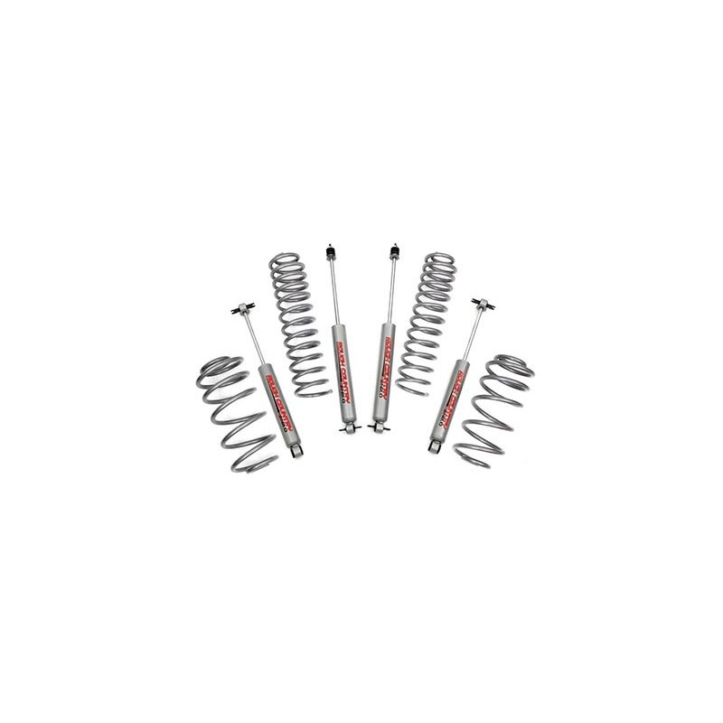 Kit rialzo 2.5 Rough Country 6 cilindri TJ 97-06 Kit rialzo 2.5 Rough Country 6 cilindri TJ 97-06