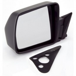 Specchio retrovisore esterno manuale nero lato guida