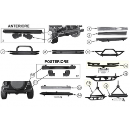Paraurti e protezioni TJ