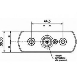 Misure luce targa YJ 87-95