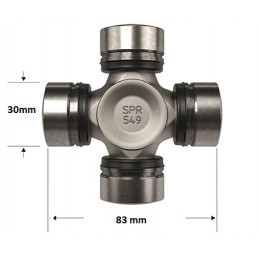 Crociera semiasse non ingrassabile 83X30 D30 YJ/TJ/XJ/ZJ/JK 91-12